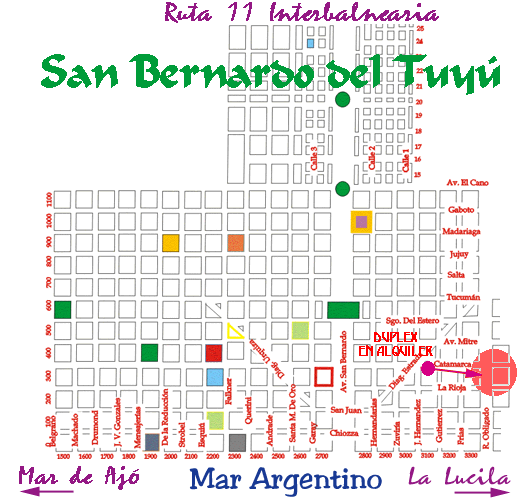 Mapa De San Bernardo San Bernardo Argentina 41 OFF